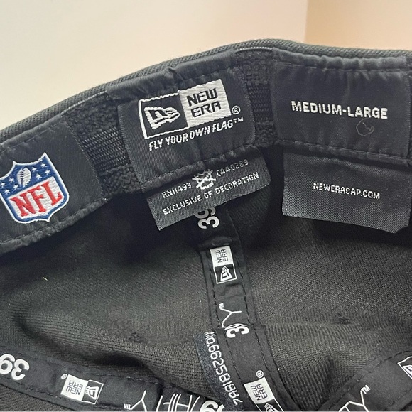 NFL TAMPA BAY BUCCANEERS NEW ERA 39THIRTY HAT MEDIUM-LARGE FLY YOUR OWN FLAG - Picture 4 of 5